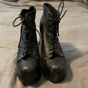 Classic Jeffrey Campbell Black Lita Booties